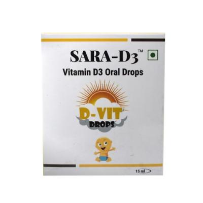 Vitamins & Supplements, SARA D3 DROPS 15ML